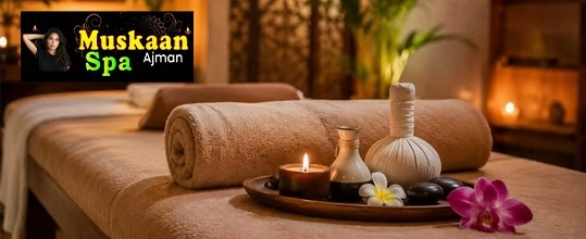 Massage center in Ajman – Private therapy room at Muskaan Spa